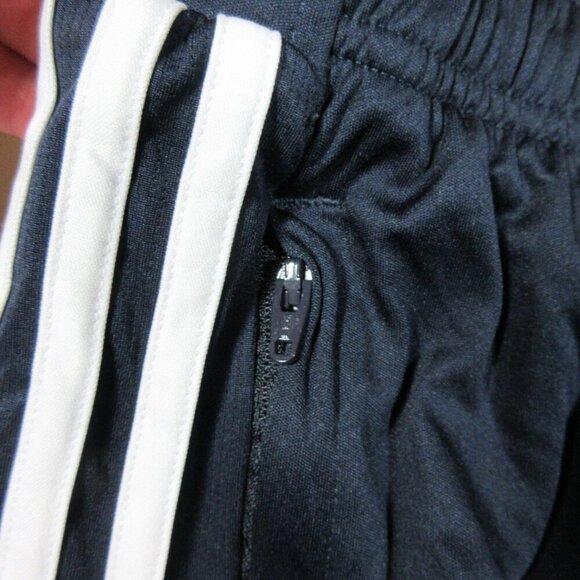 adidas mens navy an white Aeroready striped basketball shorts M EUC - Picture 2 of 5